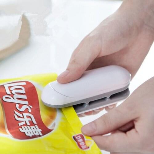 Portable Mini Sealing Household Machine Heat Sealer Capper Food Saver Plastic Bags Package Clips Mini Gadget Kitchen Accessories