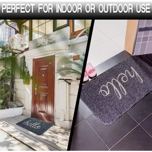 Hello Welcome Doormat For Entrance Door Outdoor Rug Home Decor Floor Carpet