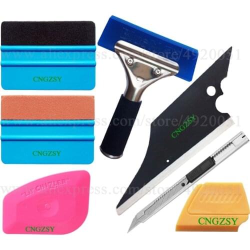 Car Sticker Install Cleaning Pink Scraper Edge Squeegee Vinyl Film Knife Foil Wrap Auto Home Office Wiper Window Tints Tool K62