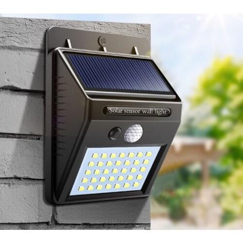 Solar Power LED Night Light PIR Motion Sensor Light Outside Wall Lamp Garden Night Lamp Waterproof Garden Yard Pathway Lighting