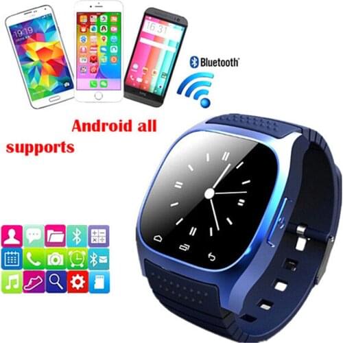 Smart Smart Alitmeter Waterproof Bluetooth M26 Watch Music Watch Phone LED Player For Android DZ09 Pedometer