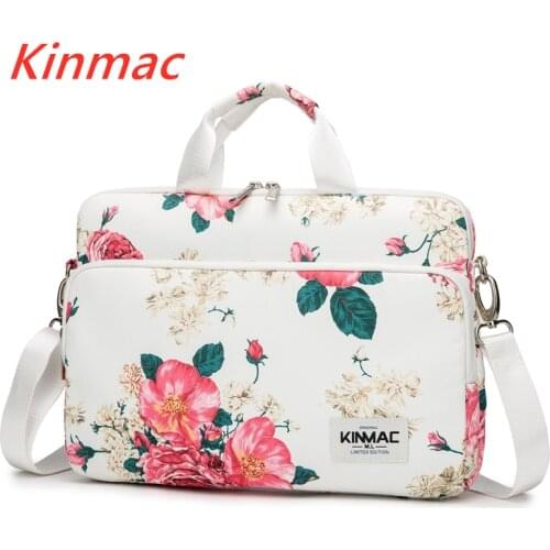 Kinmac Brand Waterproof Messenger Laptop Bag 13,14,15,15.6 inch, Peony Lady Man Case For MacBook Air Pro13.3,15.4 Dropship V109