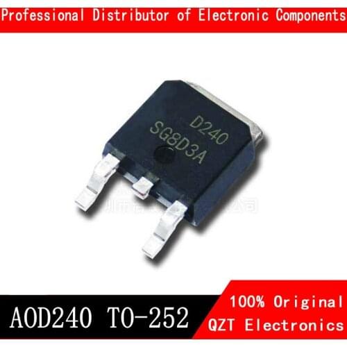 10pcs/lot AOD240 70A 40V TO252 D240 New original spot hot sale In Stock