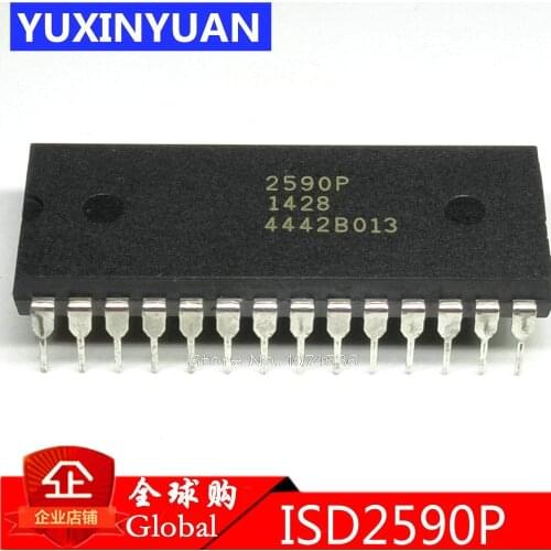 2PCS/LOT ISD2590P ISD2590 2590P DIP ISD2590PY Single-Chip Voice Record/Playback Devices 32-, 40-, 48-, 64-,60-,75,90-, and 120