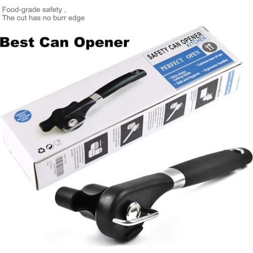 2019 Best Handheld Can Opener Effortless Metal Bottle Opener Multi-Function Stainless Steel Can Knife Jar Opener Kitchen Gadget