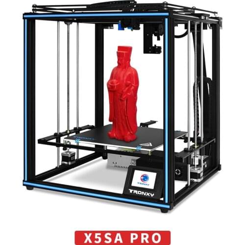 3D Printer Tronxy X5SA PRO OSG Guide Rail&Titan Extruder Core XY 3D Drucker Flexible Filament 3d metal printer PLA TPU ABS PETG