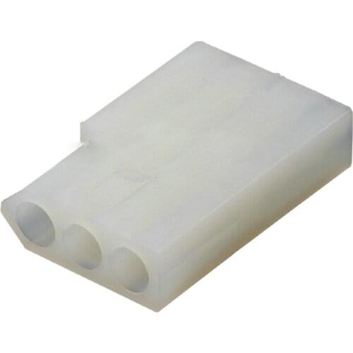 5/10/20/50/100sets 3pin Auto plastic socket circular wire harness cable connector