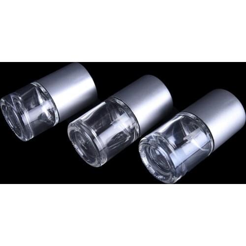 5ml Empty Glass Nail Polish Bottle Transparent With A Lid Brush Empty Cosmetic Square Nail Oil Glass Bottles Containers