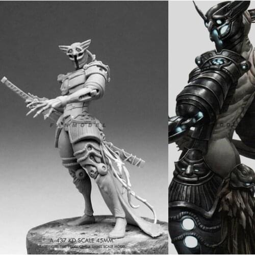 60mm Beauty Soldier Resin model kits DIY figure self-assembled A-437