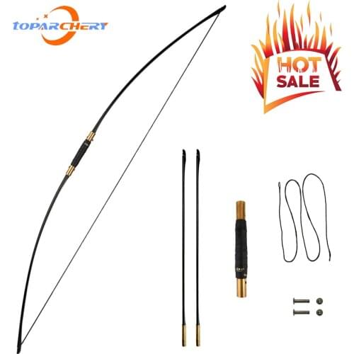 64 Inch Archery Long Bow Traditional Longbow Take-down Bow 30~70lbs Hunting Bow for Shooing both for Right and Left Hand