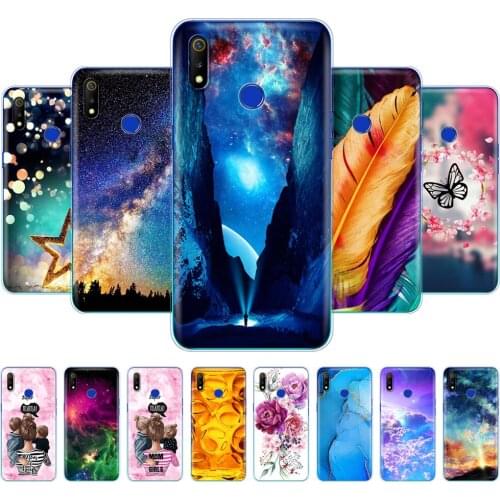 For Realme 3 Case Soft Silicon TPU Back Phone Cover For OPPO Realme 3 Pro Case Realme3 3Pro Realme3Pro Bumper Protective Panda