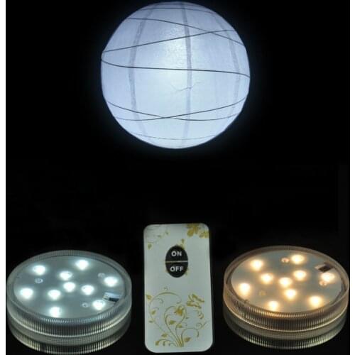 Remote controlled Submersible 10 Multi-colors Centerpiece Light