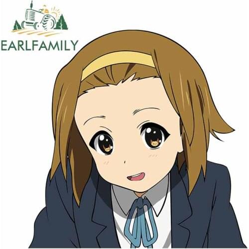 EARLFAMILY 13cm x 13cm For Anime Car Stickers Sunscreen Decal Vinyl Material Occlusion Scratch Waterproof Decals Decoration