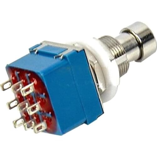 Electronic Guitar Effects Pedal Box Stomp Foot Metal Switch 9 Pin Design Guitar Playing Tool Accessory