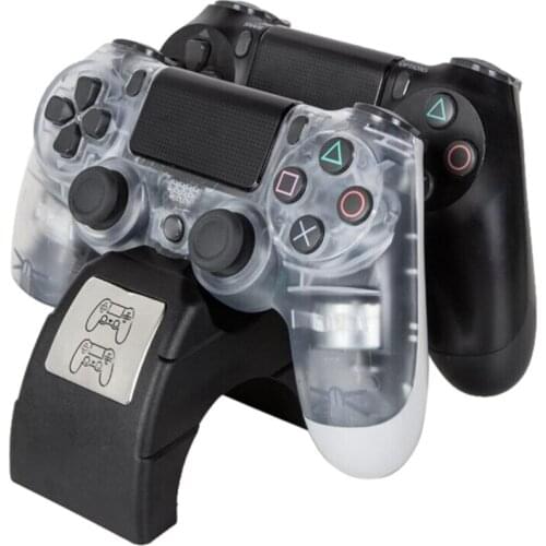 Gamepads Console Dual Charger Charging Dock Station For Sony PS4 Dualshock Game Controller Holder Accessories 18Nov9