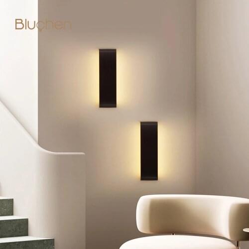 Indoor Led Wall Lamp For Home Living Room Bedroom Stair Sofa Background Wall Sconce Light Modern Nordic Wall Lighting Fixture