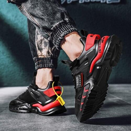 Mens Casual ShoesSpring and Autumn Youth Trend Breathable Luminous Coconut Daddy Sports Casual Shoes Mens Fashion Sneakers