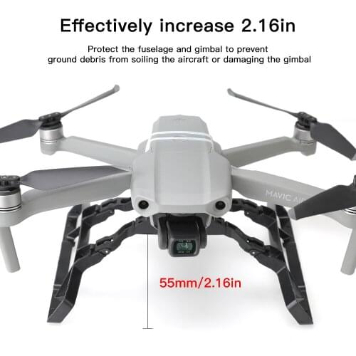 For DJI Mavic Air 2 LED Heighten Landing Gear Drone Floating Kit Sets for DJI Mavic Air 2 Accessories