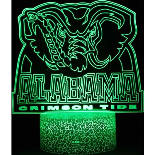 American Logo Night Light Led Bedroom Night Lamp Room Decor Indoor Lighting Anime Base for Acrylic Childrens Desk Usb