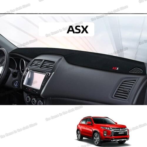 Lsrtw2017 polyster dashboard mat for mitsubishi asx 2010 2011 2012 2013 2014 2015 2016 2017 2018 2019 accessories pad interior
