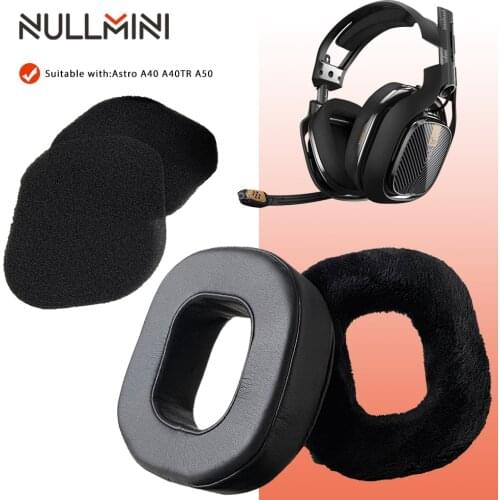 NullMini Replacement Earpads for Astro A40 A40TR A50 Headphones Soft Leather Earmuff Headset
