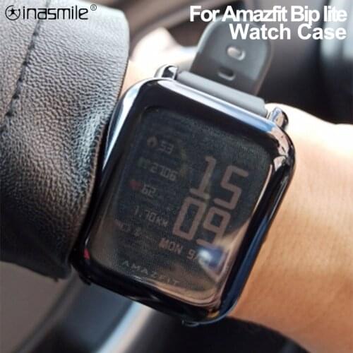 TPU Watch Protective Case Cover for Xiaomi Amazfit bip S Accessories Smart Watch for Huami Amazfit bip lite Screen Protector