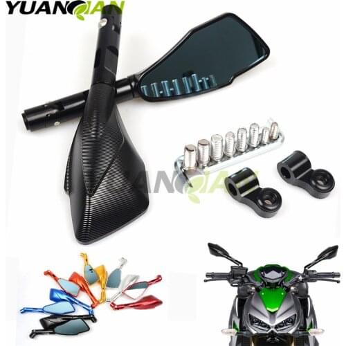Mirrors Motorcycle accessories side Mirror Rearview For YAMAHA YZF R25 R15 R6 R125 kawasaki z750 Z800 FZ8 FZ1 FZ6R mt09 07 10
