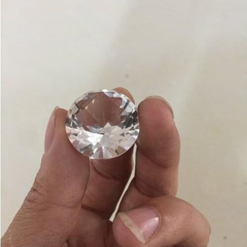 20mm 10pcs Diamond Shape Clear Crystal Rhinestone Cut Jewelry Crafts Paperweight Wedding Party Home Favours Decoration