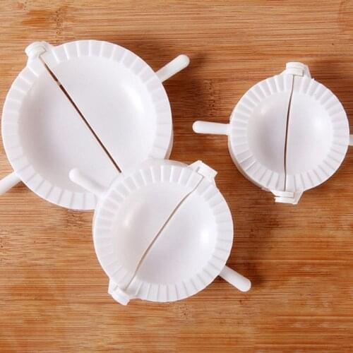 3 PCS Kitchen Dumpling Molds plastic Dough Press Dumpling Pie Ravioli Mould Cooking Pastry Chinese Food Jiaozi Maker