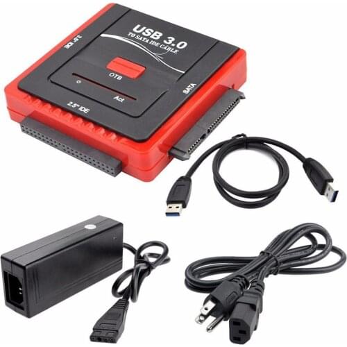 USB 3.0 To SATA/IDE Adapter Hard Drive adapter for Universal 2.5/3.5 HDD/SSD Hard Drive Disk Adapter USB3.0 to IDE / SATA adapte