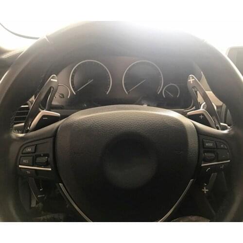 Car Aluminum Steering Wheel DSG Shift Paddle Gear Shifter extension For BMW 6 series Auto Car-styling Interior Accessories
