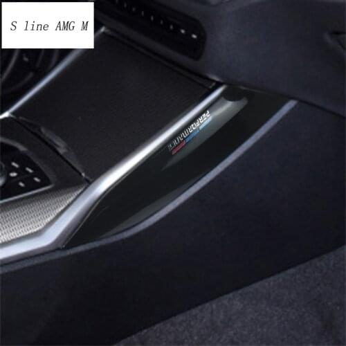 Car Styling Gear Shift Panel Buttons Knob side Cover Trim For BMW 3 Series G20 G28 Water cup panel Stickers Interior Accessories