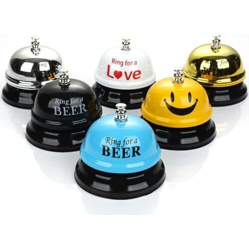 Desk Hotel Counter Reception Restaurant Bar Ringer Call Bell Service Wedding Gifts For Guests Christmas Navidad Party Favor
