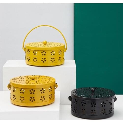 Metal Incense Burner Holder For Home and Camping Garden Mosquito Coil Holder Retro Mosquito Incense Burner