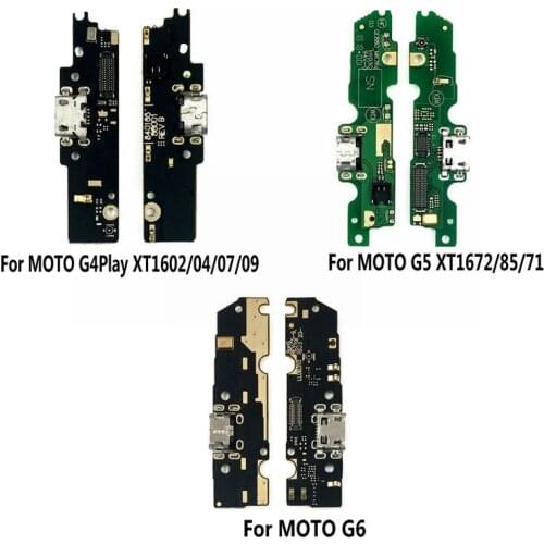 New USB Charge Board Charging Port Flex Cable & Microphone Module For MOTO G4 G5 G6 G7 G8 G9 Play Lite Power