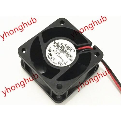 ADDA AD0412US-C50 DC 12V 0.14A 40x40X20mm 2-wire Server Cooling Fan