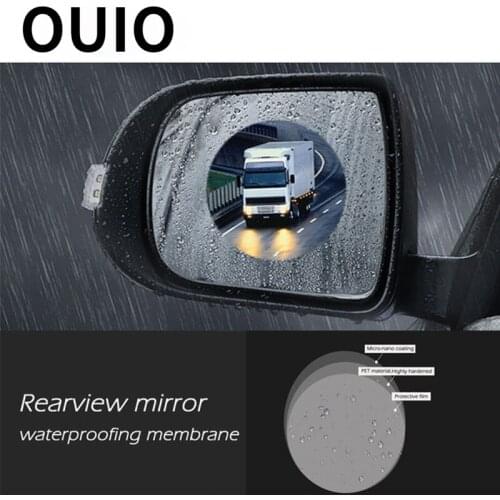 OUIO 1Set Car Rearview Mirror Anti-Fog Waterproof Rainproof Film Auto For Ford Focus 2 3 Fiesta Mondeo MK4 Ranger Toyota Corolla
