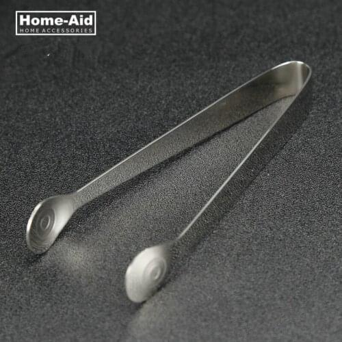 1Pcs Stainless Steel Tongs For Barbecue Party Bar BBQ Clip Bread Food Ice Clamp Ice Tong Kitchen Tool Accessories Wholesale