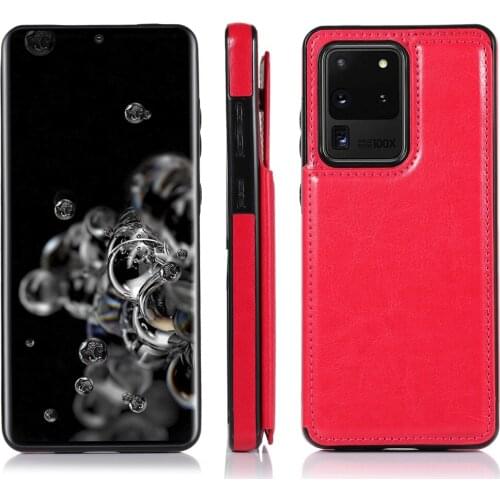 Sumkeymi Phone Case For Samsung S7 S8 S9 S10 Plus Note 8 9 10 Galaxy S20 EF S21 S21U Ultra A50S A71 5G Magnetic Business Wallet