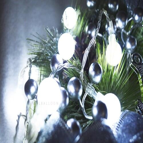 40LED warm white Battery Powered String Lights Halloween Christmas Xmas New Year Party Fairy Wedding Bar Decoration Lamp