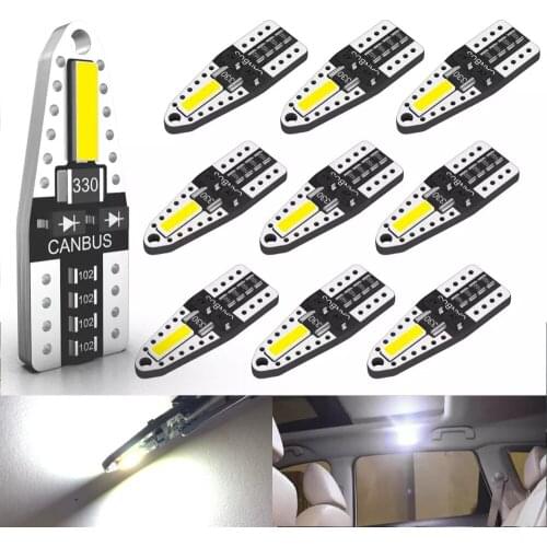 10pcs T10 W5W Led Bulb 194 168 Car Interior Light Parking Lamp For Toyota Camry CHR Auris Hilux Prius Celica Ipsum Verso Wish