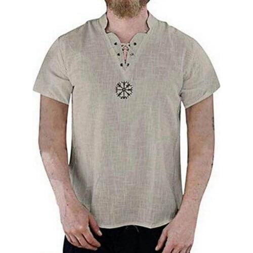 Comfy Popular Lace Up Stand Collar Top Soft T-shirt All Match for Party