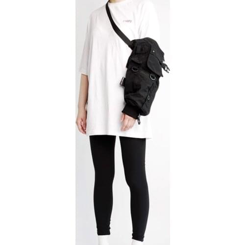 Versatile arm bag Multiple pockets shoulder bag kanye west Travis Scott Functional deconstruction barcer bag sleeve bag