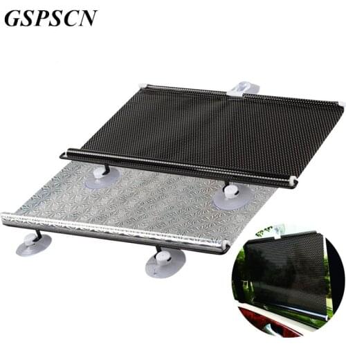 GSPSCN Retractable Car Curtains Windshield Visor Sun Shade Auto Front Rear Side Window Blinds Sun shades Anti UV Sunshades