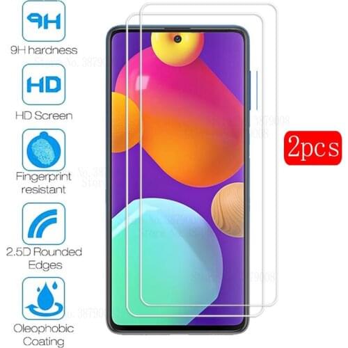 2Pcs Screen Protector For samsung galaxy m62 Glass galaxym62 Tempered Glass Protective for smasung m 62 phone Film 2021 6.7