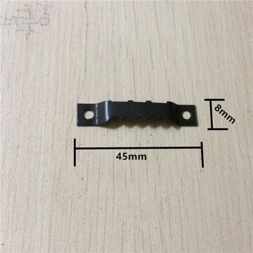 Serrated Hook,Hanging Picture Oil Painting Mirror Frame Hooks Hangers With Screws,Black/Yellow Color,45*8mm,200Pcs