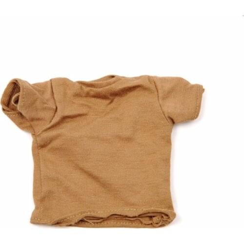 1/6 Scale Male Shirt Brown for 12" Action Figures Accessory