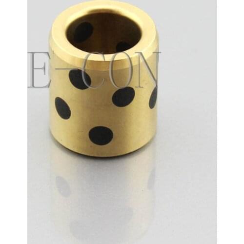 1PCS JDB Oilless Graphite Lubricating Brass Bearing Bushing Sleeve 16x22x10mm