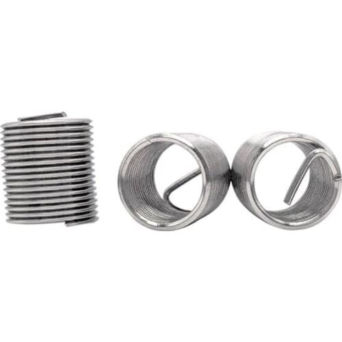 20pcs M2 stainless steel lo sets sheath thread sleeves coarse teeth sleeve wire diameter 1mm-3mm