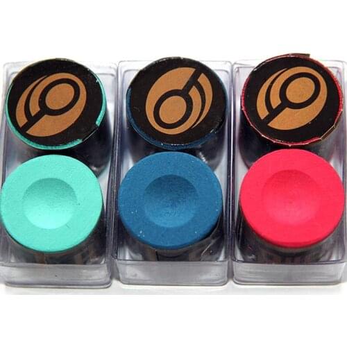 6 Pcs/lot Circular Billiard Chalk Billiards Snooker Accessories Red Blue Green Color 2016 China